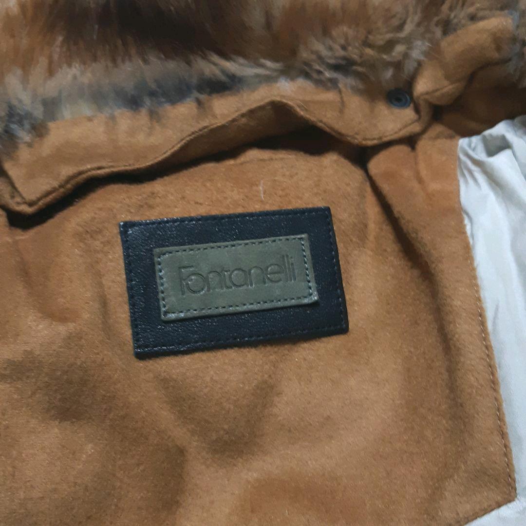 Fontanelli アウター リアルダウンジャケット ブラウン イタリア製