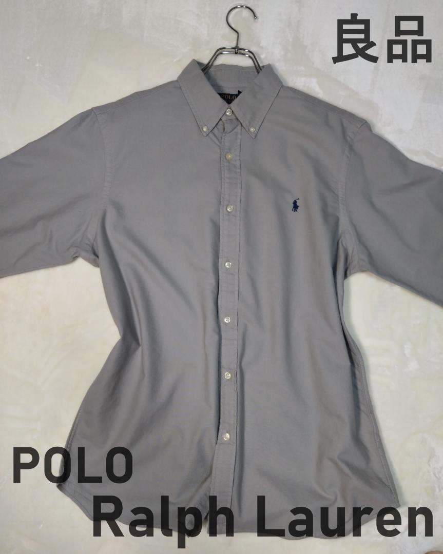 美品　ポロラルフローレン　ラルフローレンポロシャツ　グレー　XL ラルフローレン POLO Ralph Lauren ポロ ラルフローレン ポロシャツ グレーXL