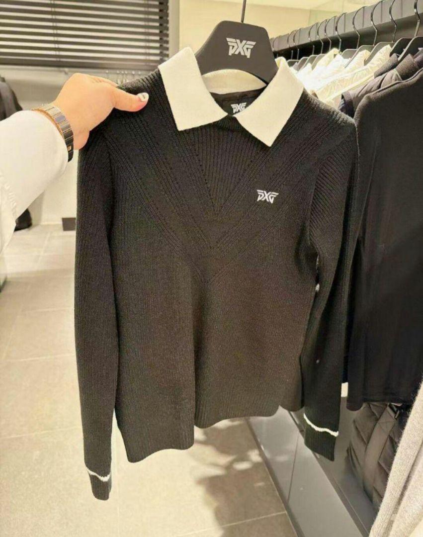 PXG ゴルフウェア レディース セーター 長袖 トップス 秋冬