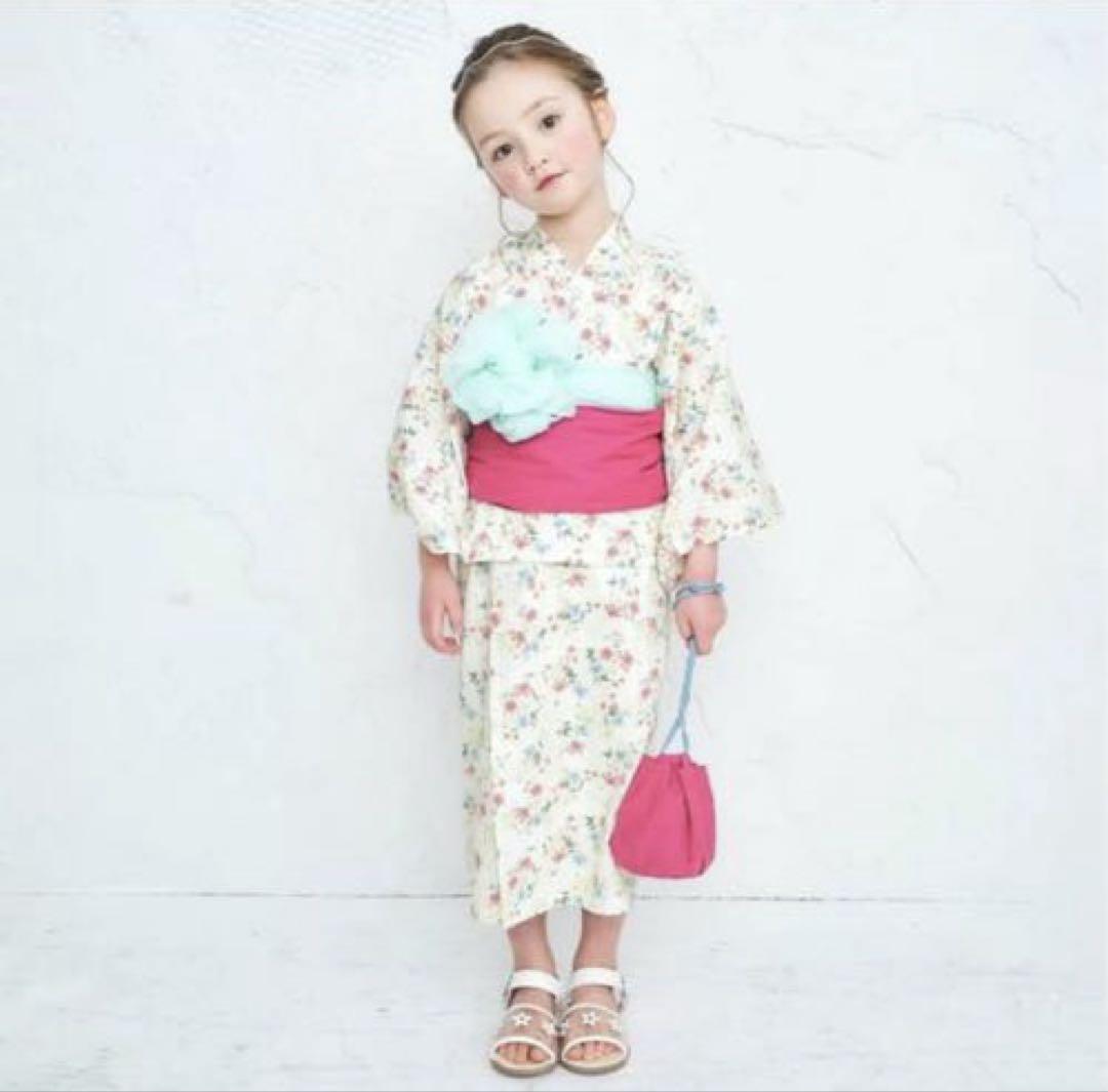 【新品】アプレレクール　女の子　浴衣　セパレート　140 130