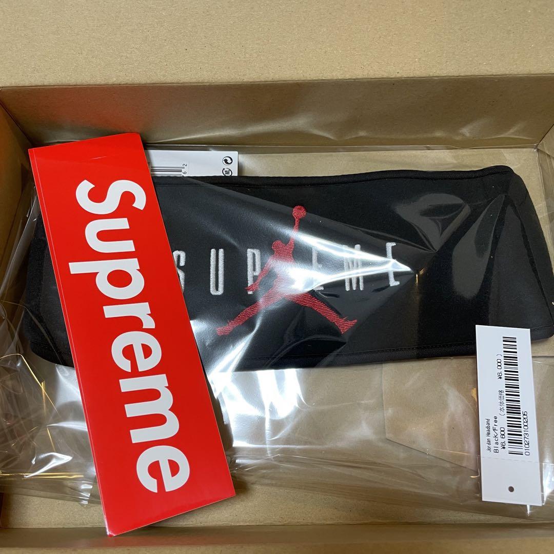 Supreme x Jordan Headband ブラック