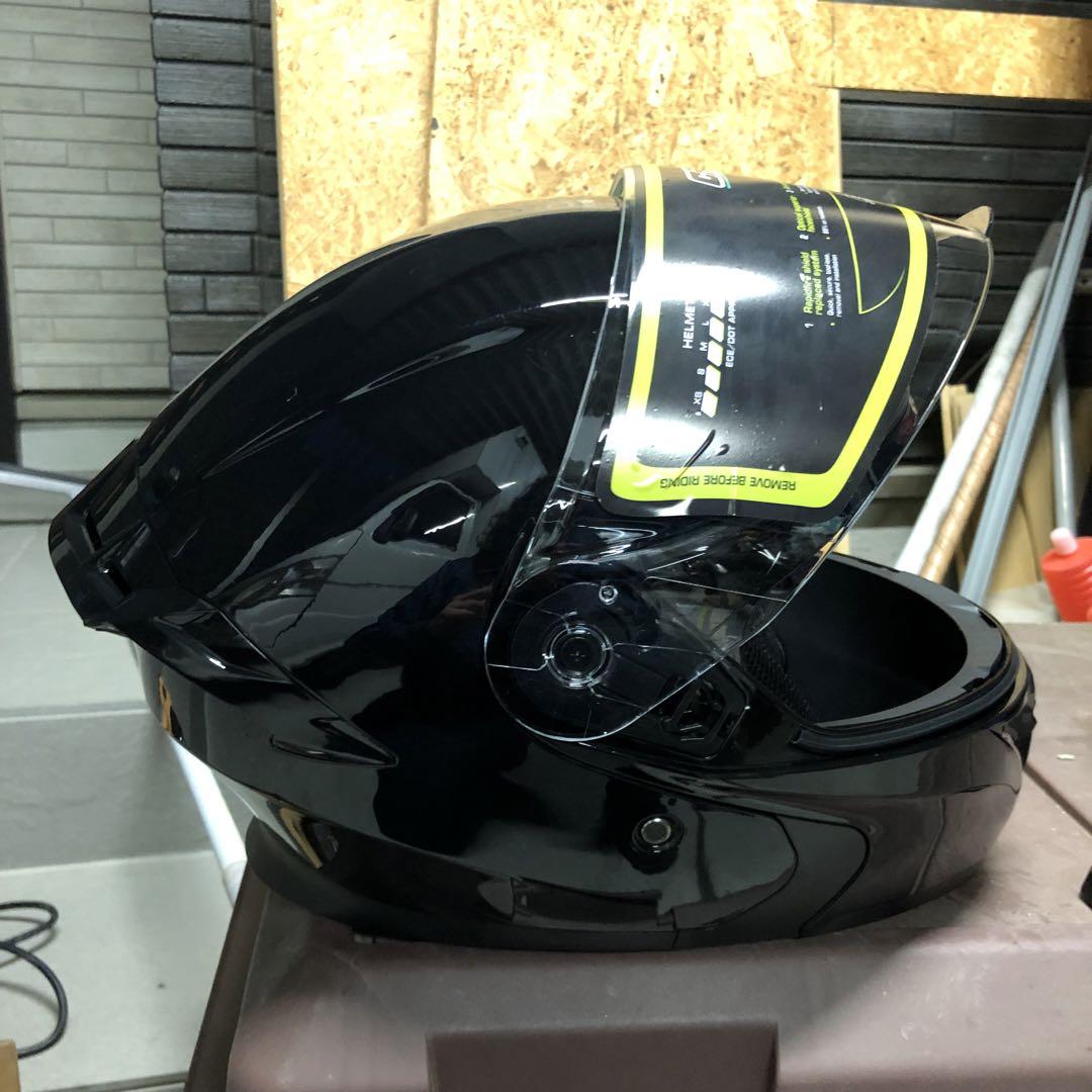 CROWN RACING フルフェイスヘルメット ブラック