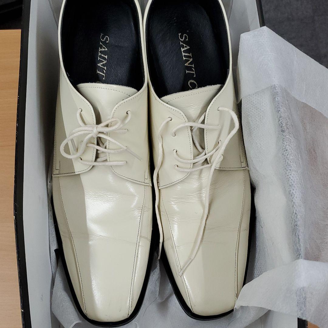 26eee 結婚式 白 メンズ フォーマル靴 メルカリ