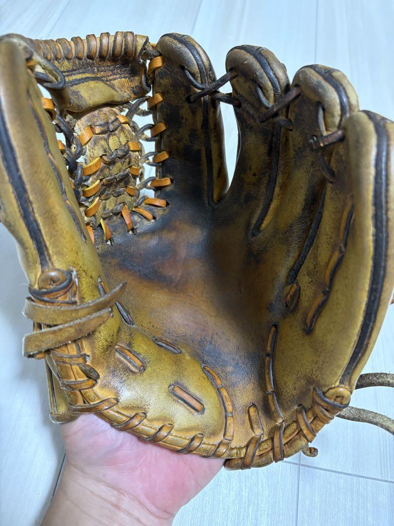 硬式グローブ 内野手　ハイゴールド
