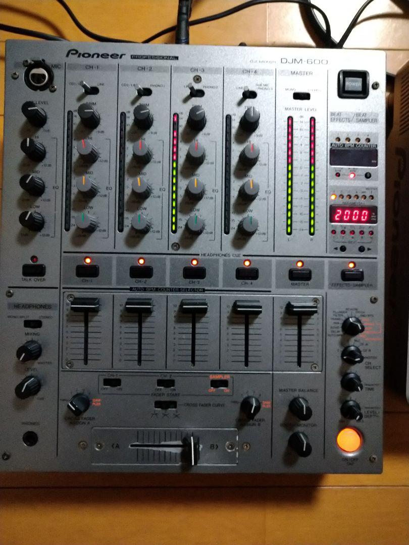 高品質 Pioneer DJM-600 動作確認済み 送料込み DJミキサー xDQor-m94830108610 超激得セール