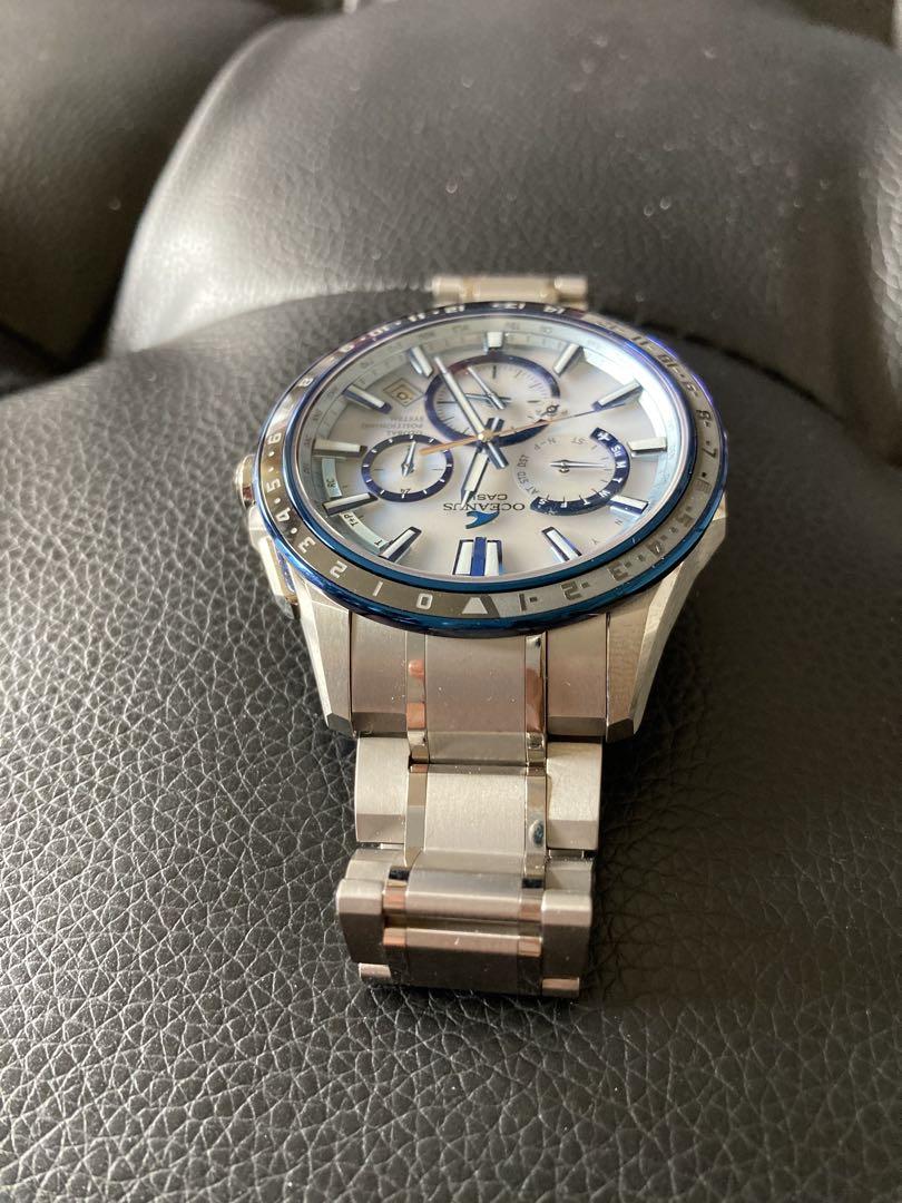 美品　カシオ CASIO OCW-G1200-2AJF オシアナス ソーラー電波