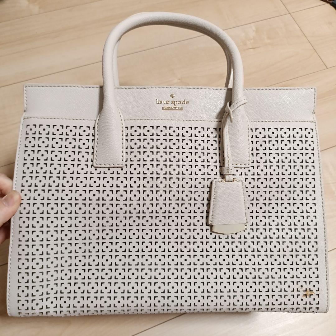 kate spade ホワイト ハンドバッグ