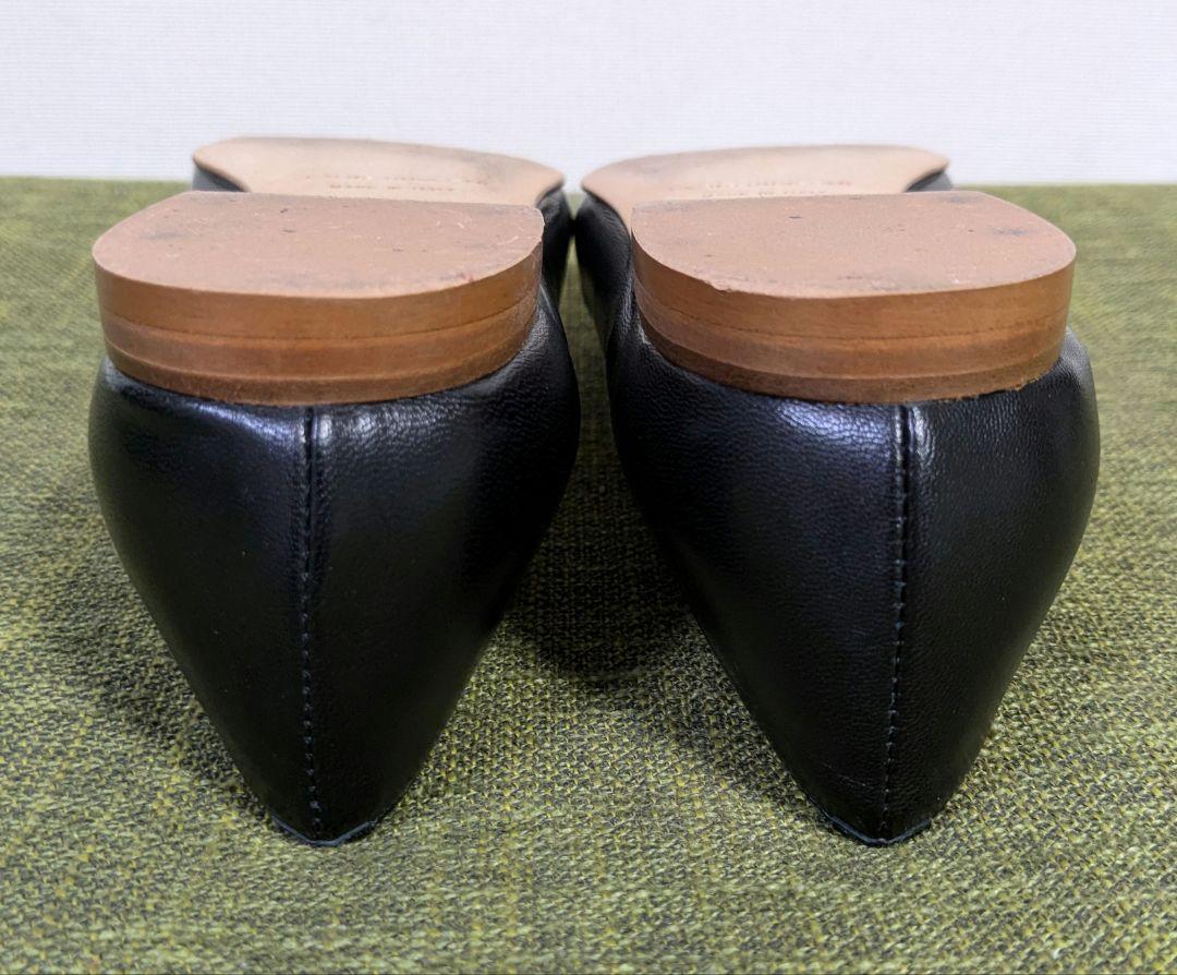 【美品】FABIO RUSCONI ローヒール バックル パンプス 36サイズ