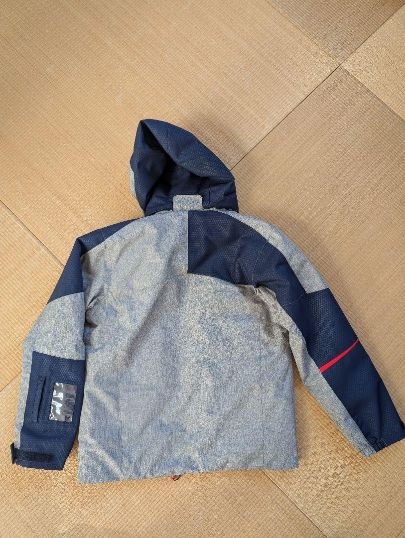Phenix フェニックス子ども用スキーウェア グレーと赤