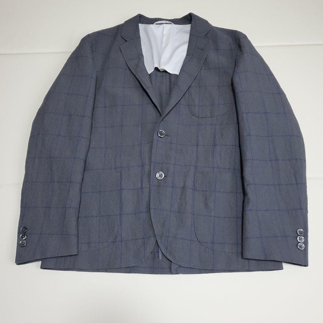 UNITED ARROWS モヘヤ混ウール テーラードジャケット チェック