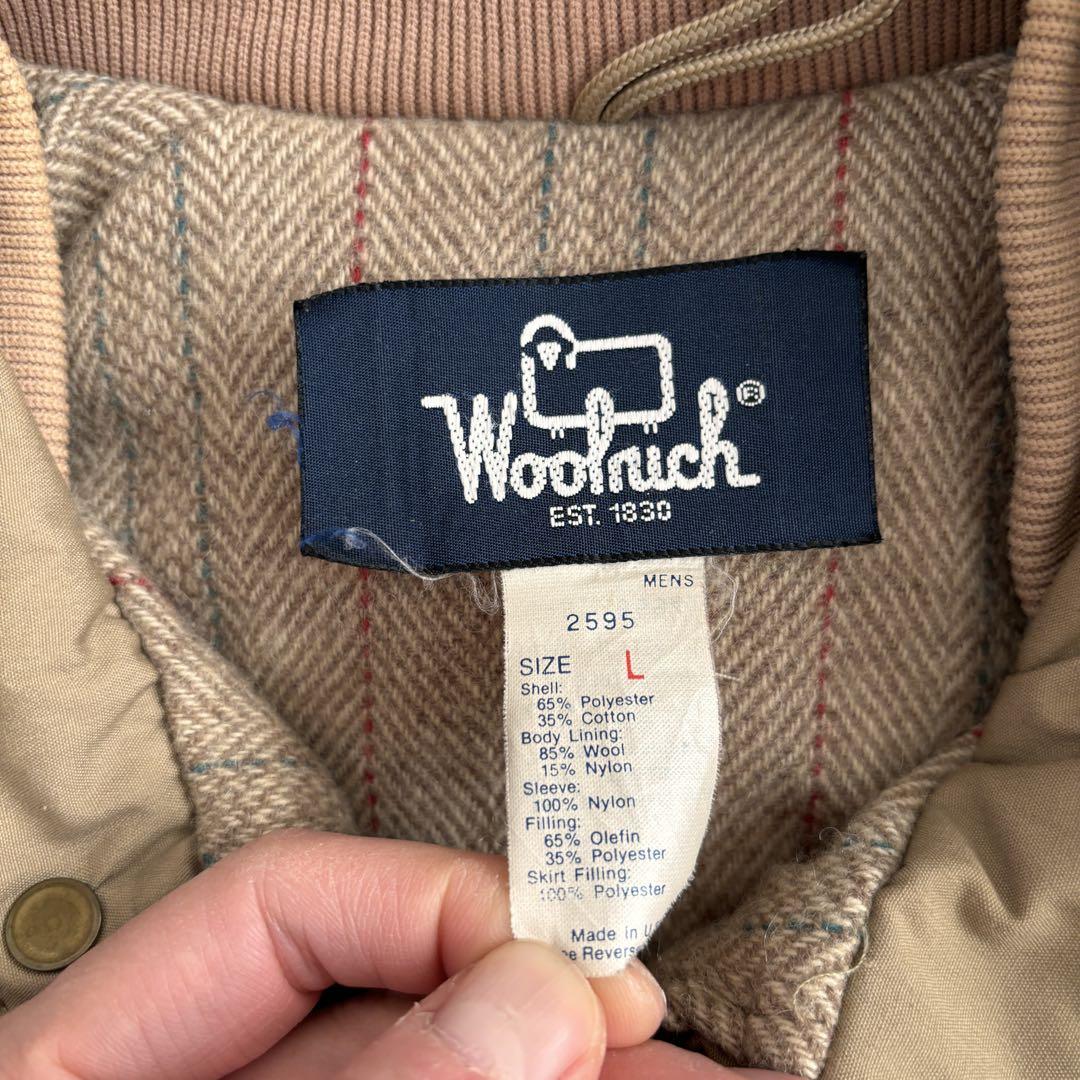 80s WOOLRICH ウールリッチ USA製 ストームコート L