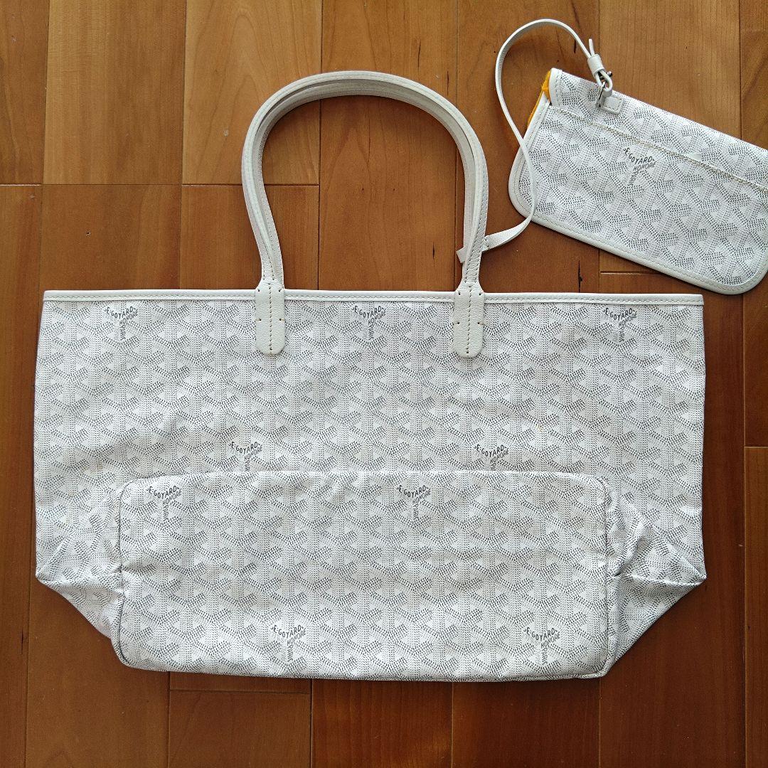 GOYARD ゴヤール サンルイ PM ホワイト