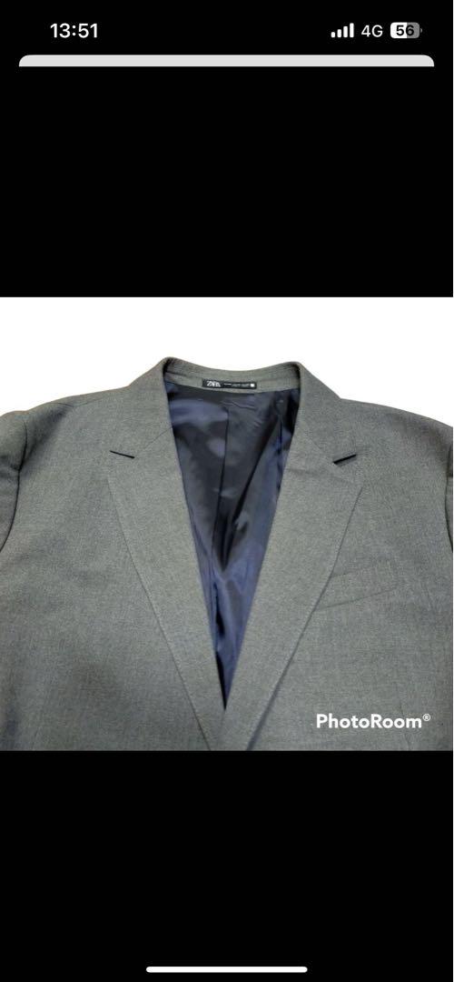 ZARA ザラ　スーツ セットアップ グレー 2B