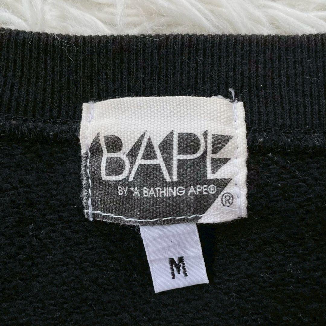 ✨激レア✨初期✨A BATHING APE　両面　デカロゴ　サル　スウェット