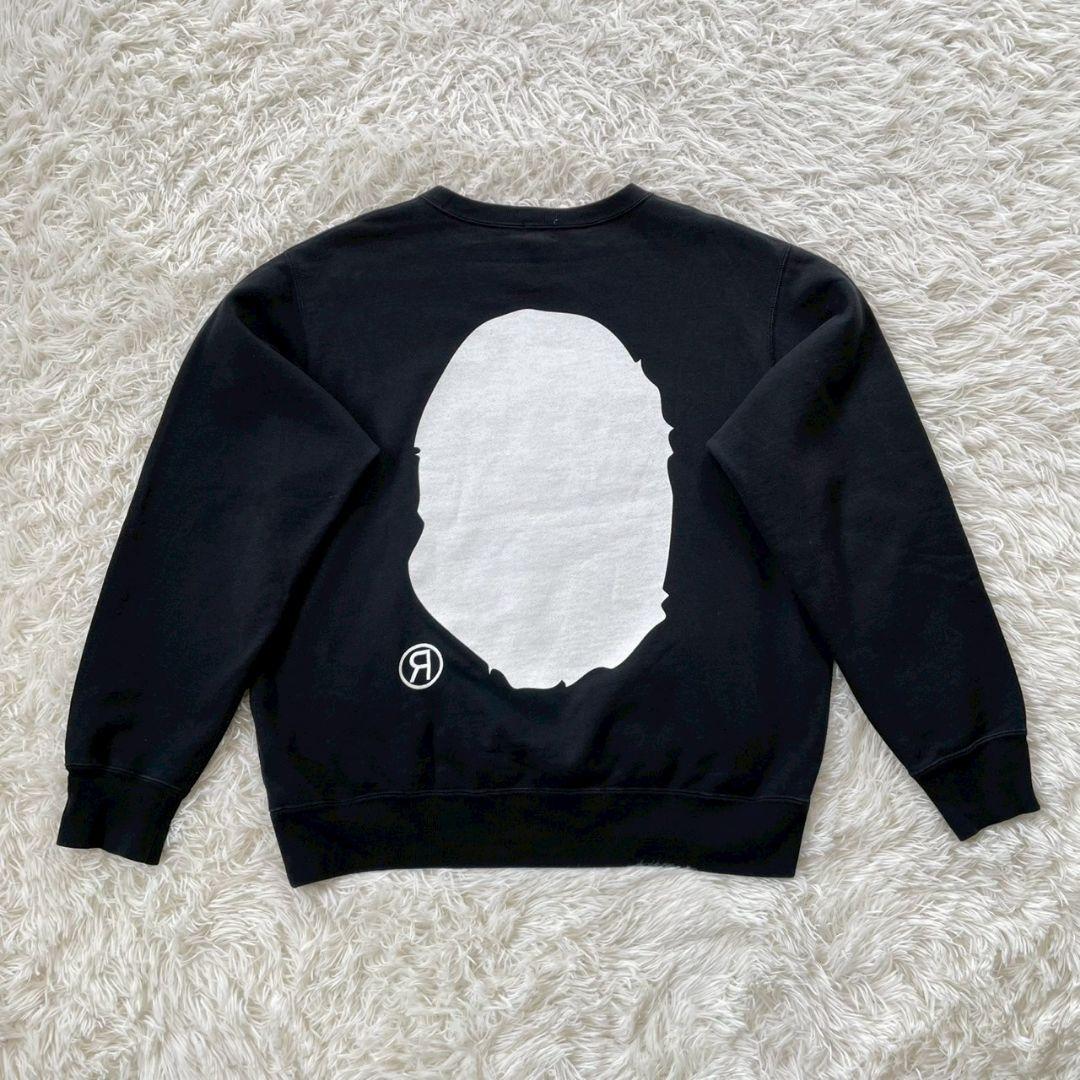 ✨激レア✨初期✨A BATHING APE　両面　デカロゴ　サル　スウェット
