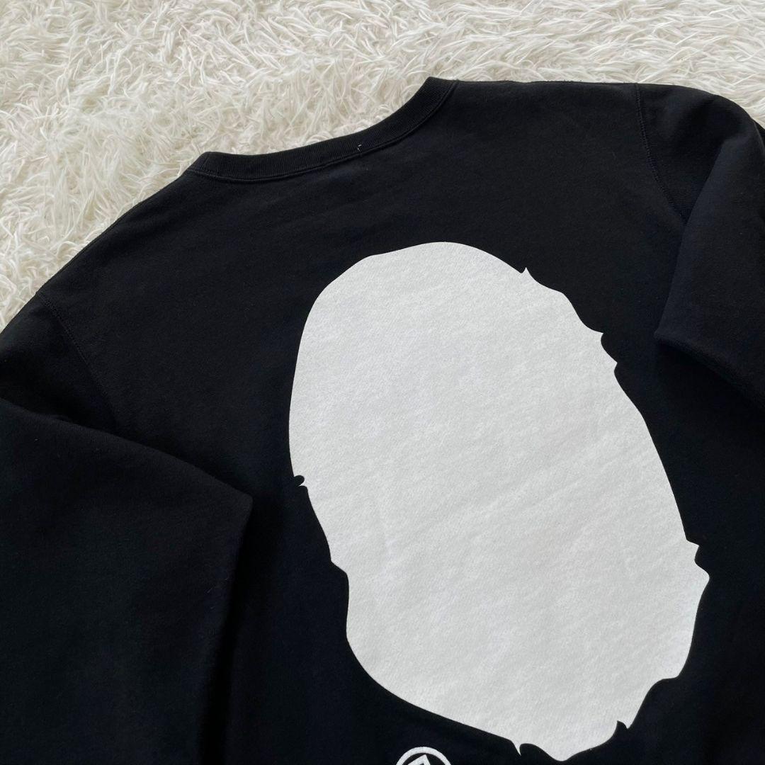 ✨激レア✨初期✨A BATHING APE　両面　デカロゴ　サル　スウェット