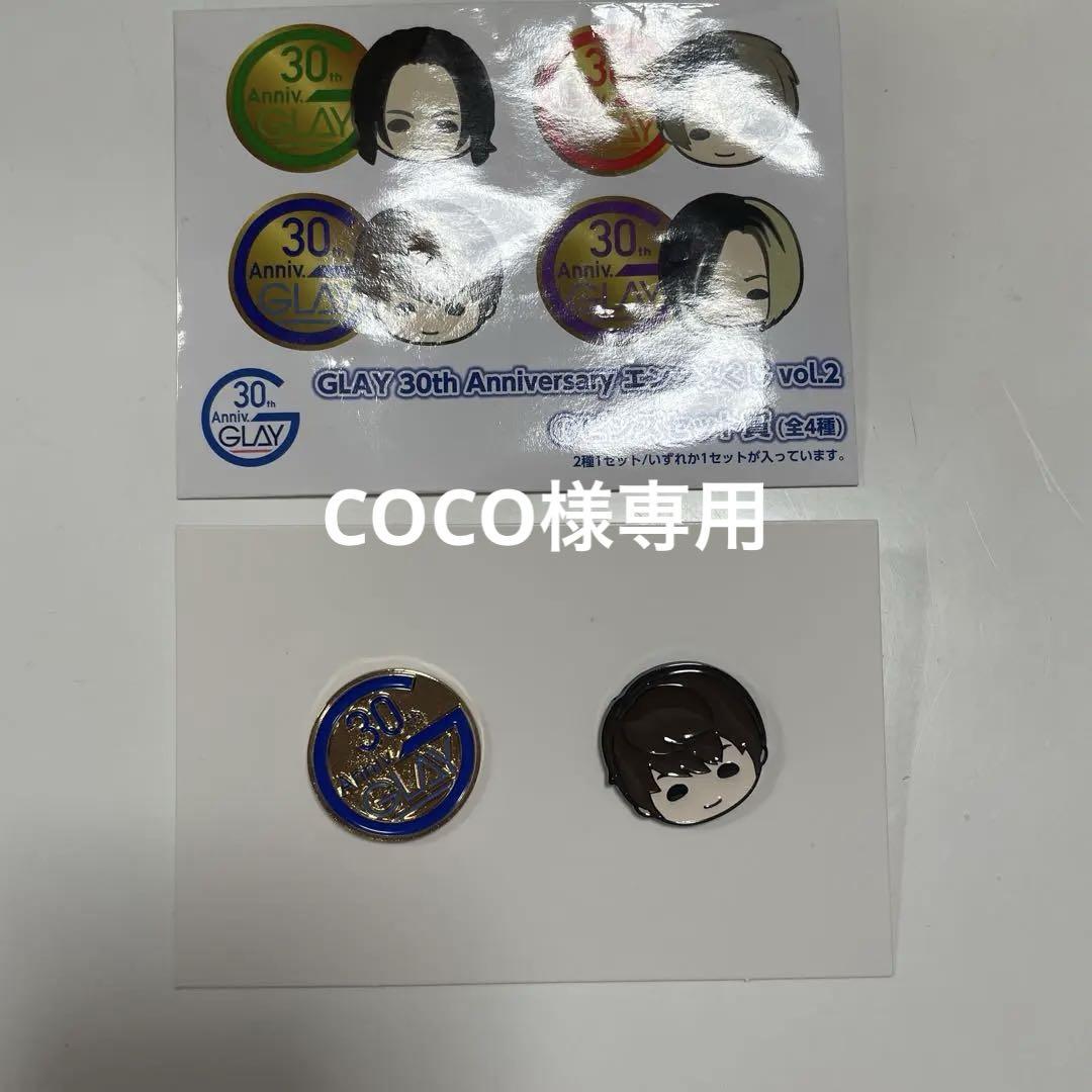 GLAY 一番くじ　ピンズ　セット　新品　未使用 GLAY 30th Anniversary くじVol.2 ピンズセットJIRO - メルカリ
