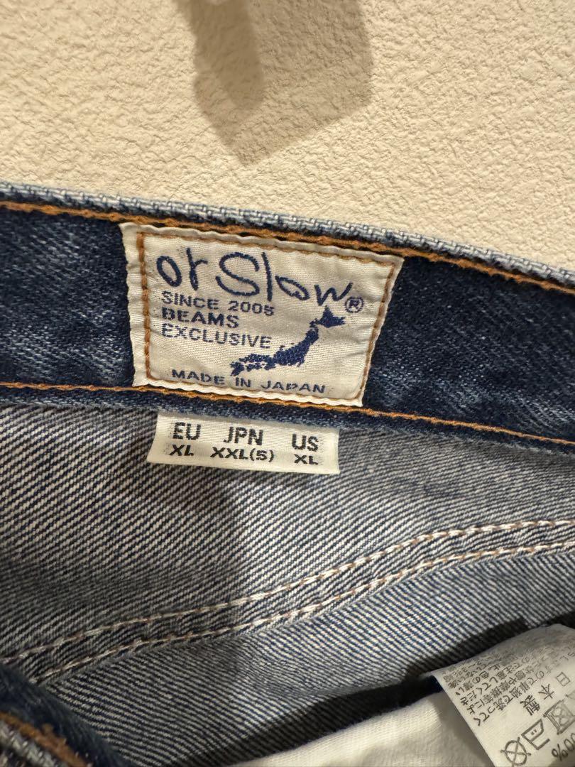 オアスロウ　ビームス別注　DAD's FIT denim