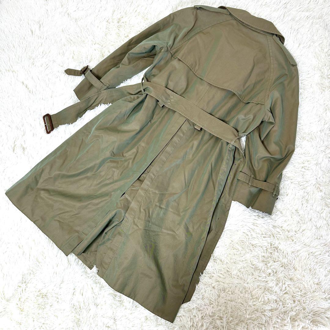 Burberry トレンチコート ノバチェック 玉蟲 ロング丈 M-S相当