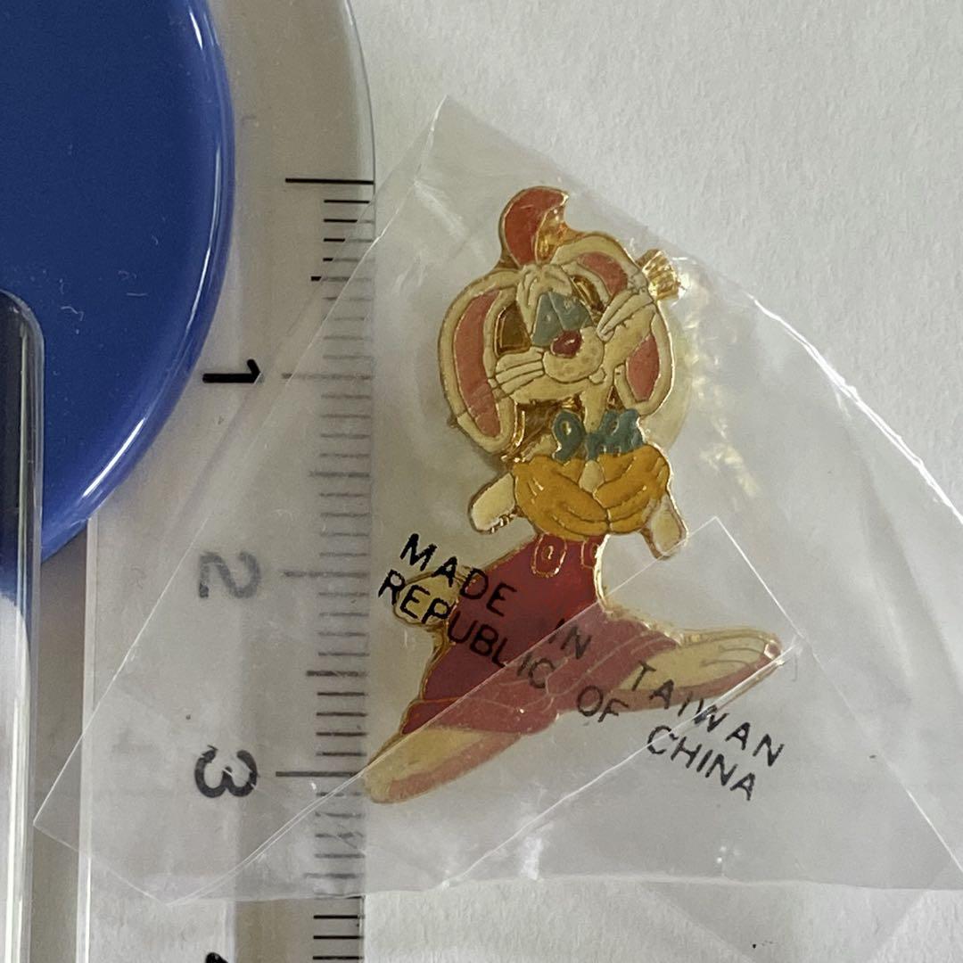 ディズニー 昭和 ピンバッジ ロジャーラビット 新品 未使用品