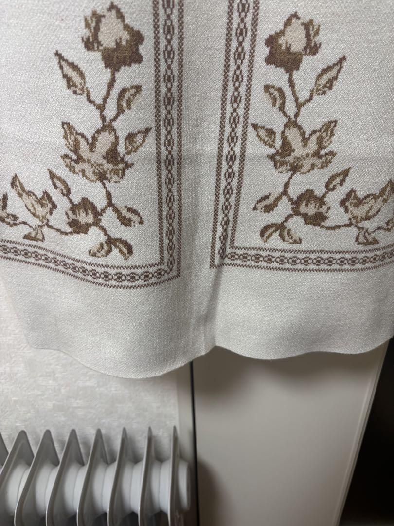 スカート Eaphi SCARF MOTIF KNIT SKIRT