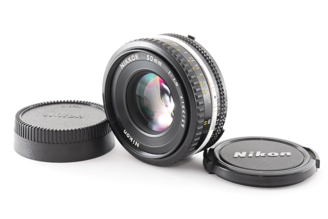 ニコンFマウント激安な超美品 NIKON ニコン 50mm f1.8 AI-S パンケーキ