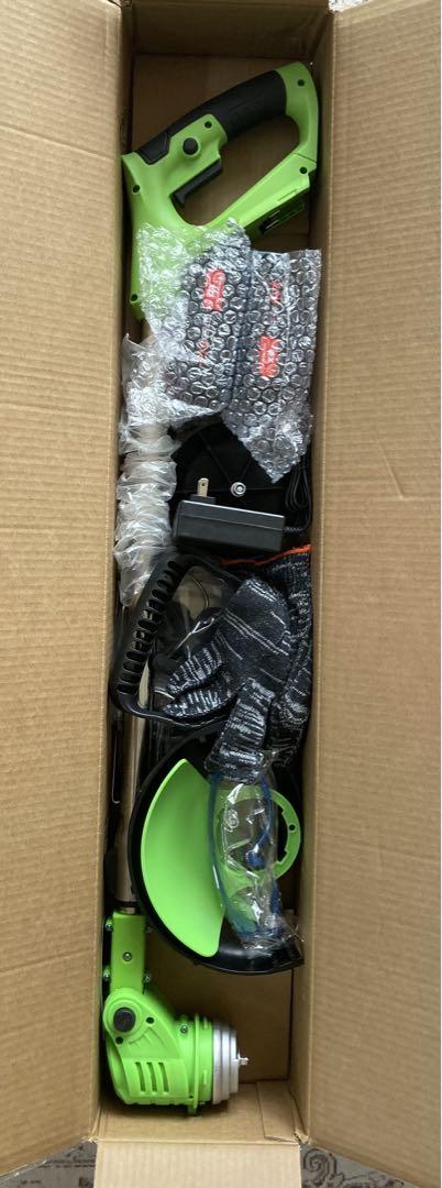 草刈り機 充電式 1880W高出力 21V 2*2000mAh強力電動草刈機
