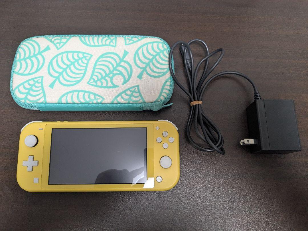 Nintendo Switch Lite イエロー 本体 充電器 ケース付き - メルカリ