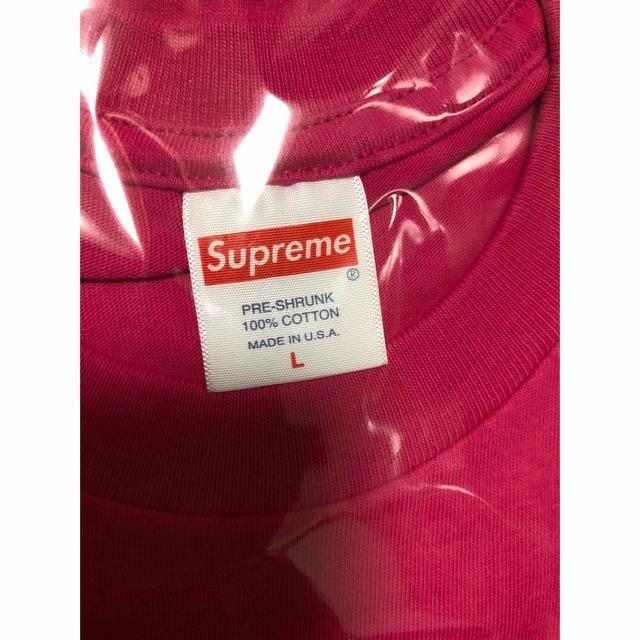 ★新品】Supreme Arabic Logo アラビックロゴTシャツ ピンク