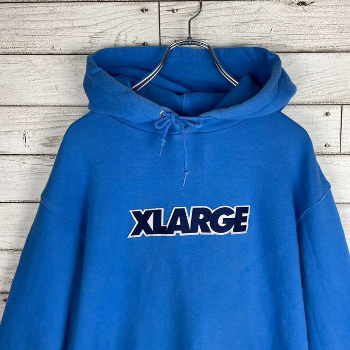定番人気HOT Xlarge エクストララージ パーカー センターロゴ 肉厚 大人気 刺繍 E4VAl-m94847002738 大特価格安