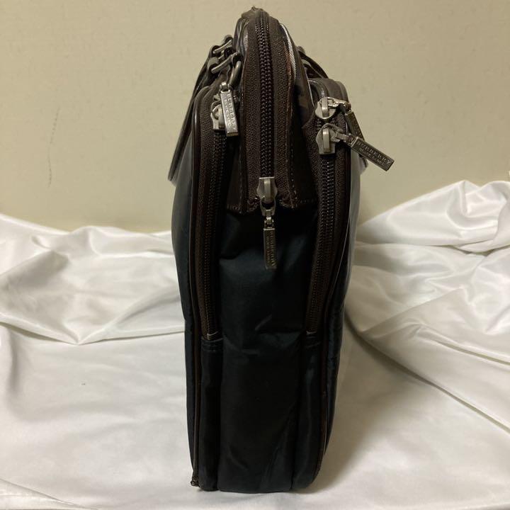 BURBERRY BLACK LABEL ビジネスバッグ ノバチェック 紺