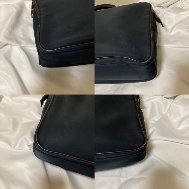 BURBERRY BLACK LABEL ビジネスバッグ ノバチェック 紺