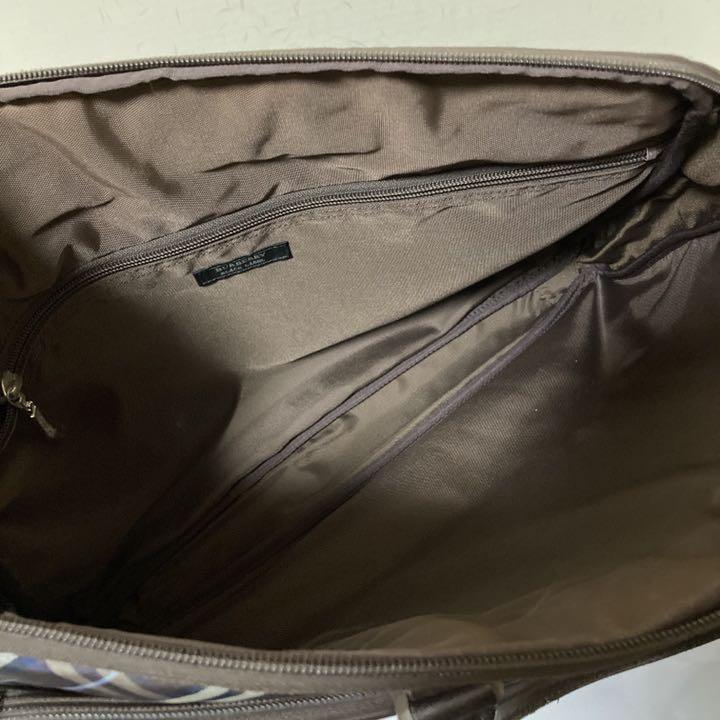BURBERRY BLACK LABEL ビジネスバッグ ノバチェック 紺