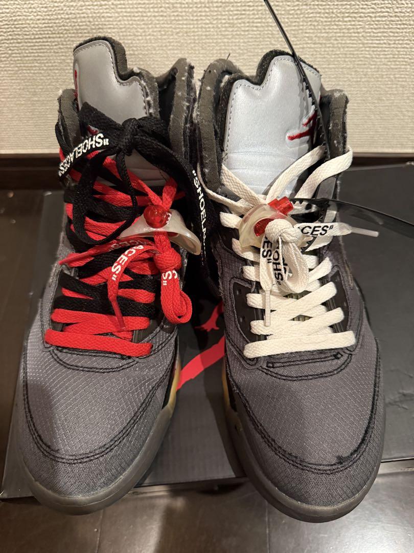 Off-White × Nike Air Jordan 5 オフホワイト
