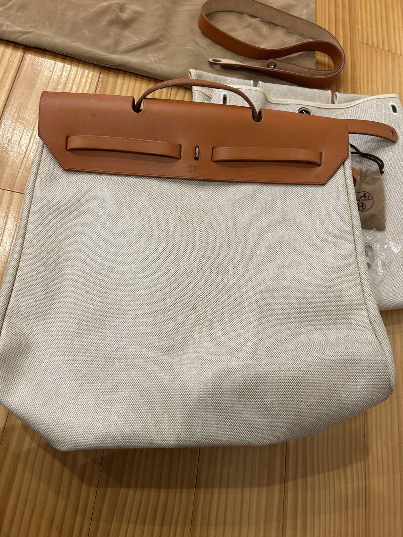 Hermès ベージュ エールバッグ 保存袋付き