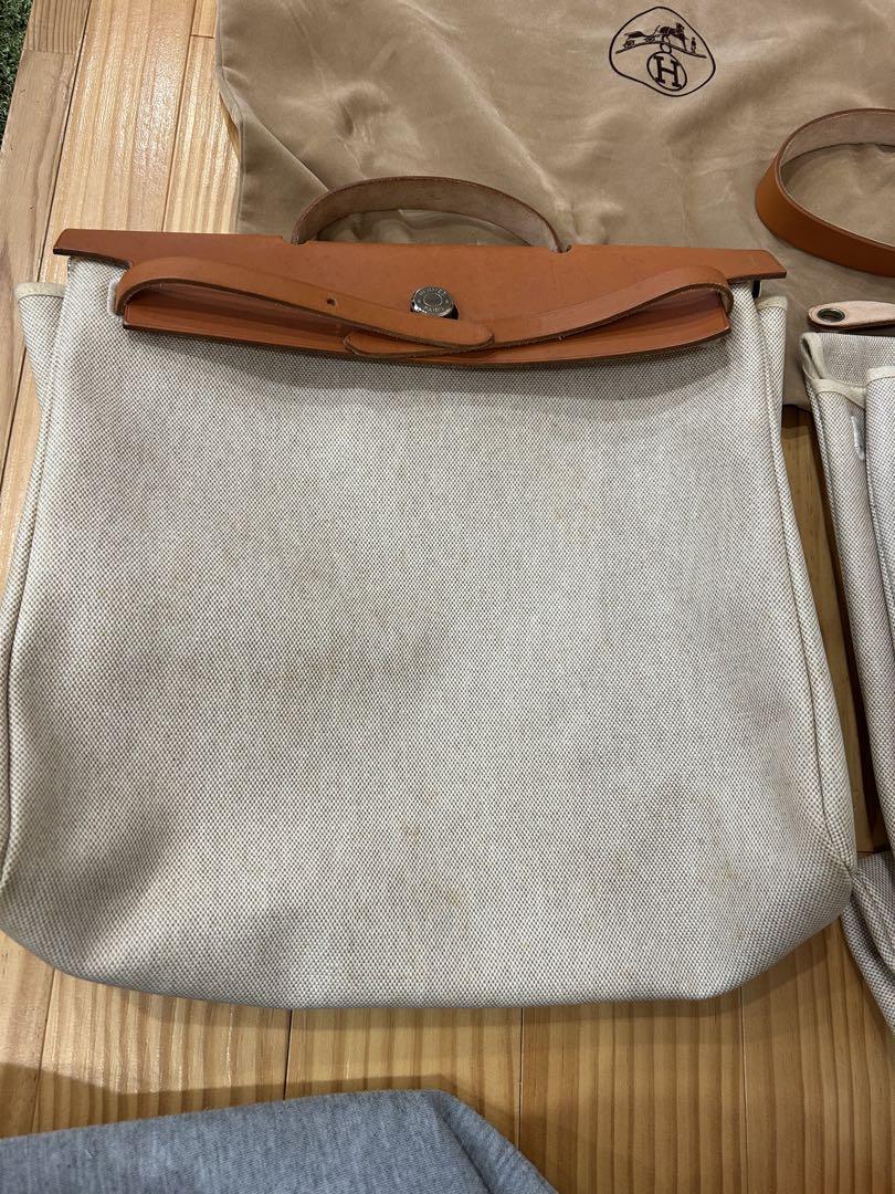 Hermès ベージュ エールバッグ 保存袋付き