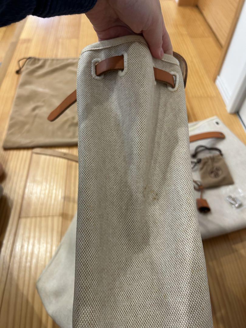 Hermès ベージュ エールバッグ 保存袋付き