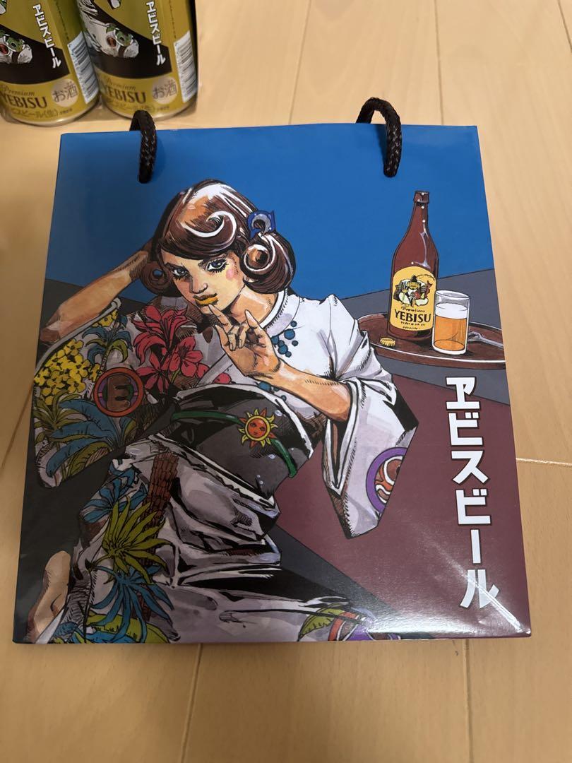 サッポロ エビスビール ジョジョ 350缶 500 缶 6缶セット 手提げ袋付き