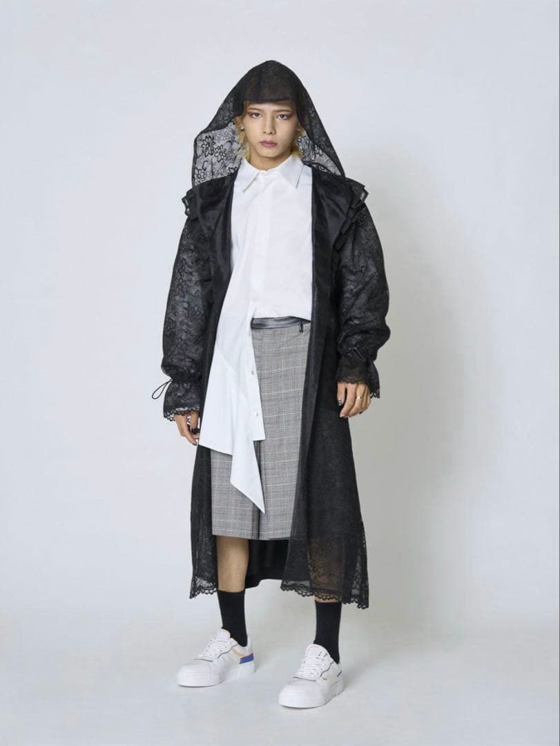 ダイバーシティ チェックレザーパンツM