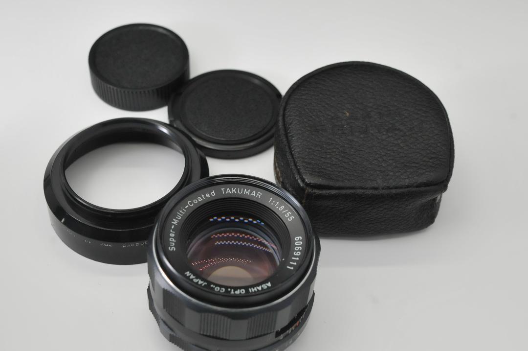 美品 Super-Multi-Coated 55mm F1.8 純正フード付き