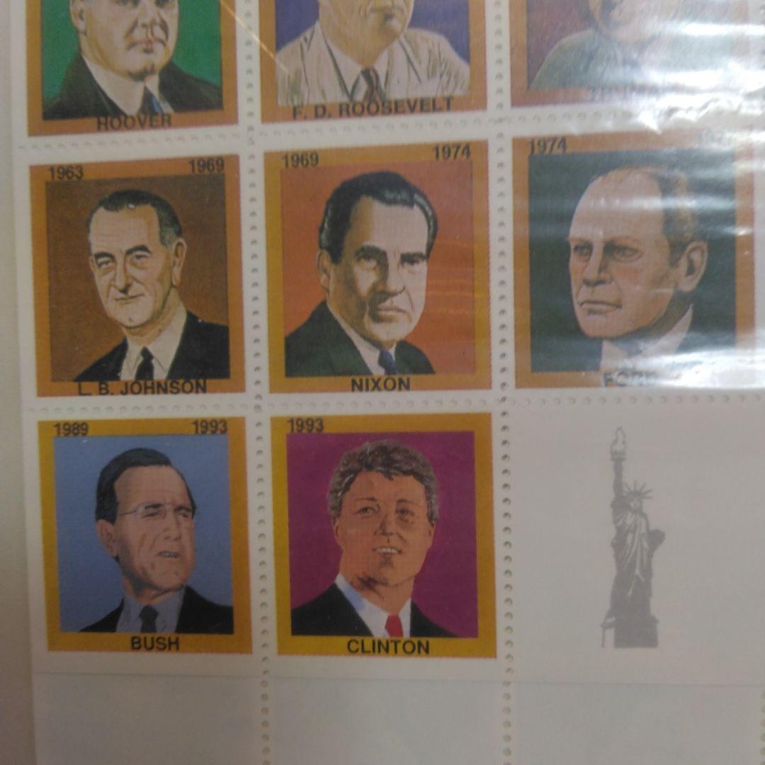 アメリカ合衆国大統領 未使用切手 1993年製