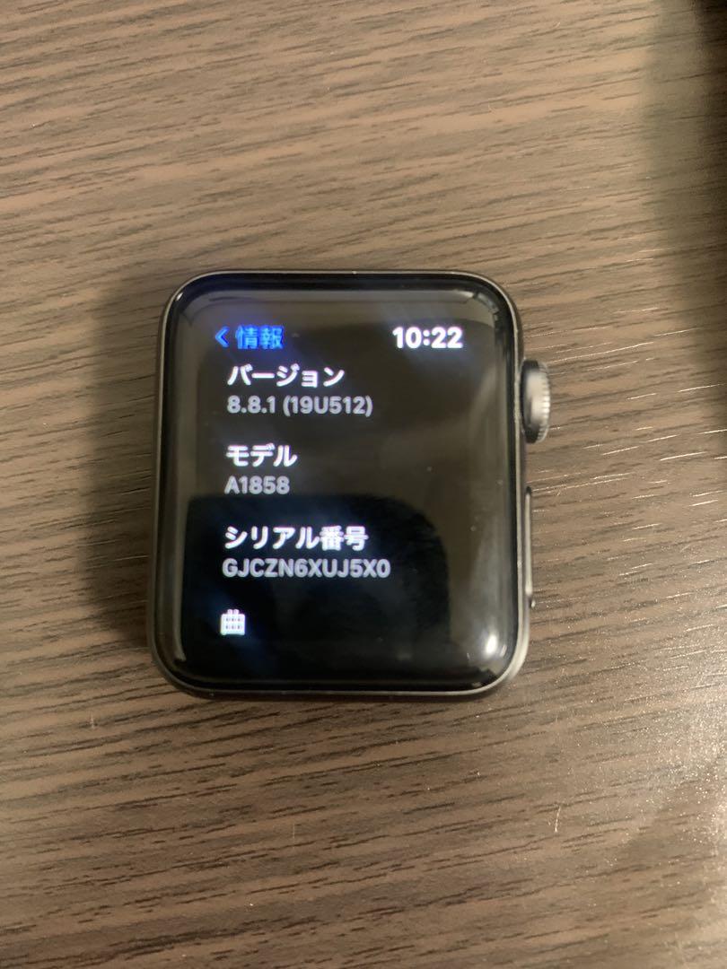 Apple Watch Series 3 ブラック 38mm