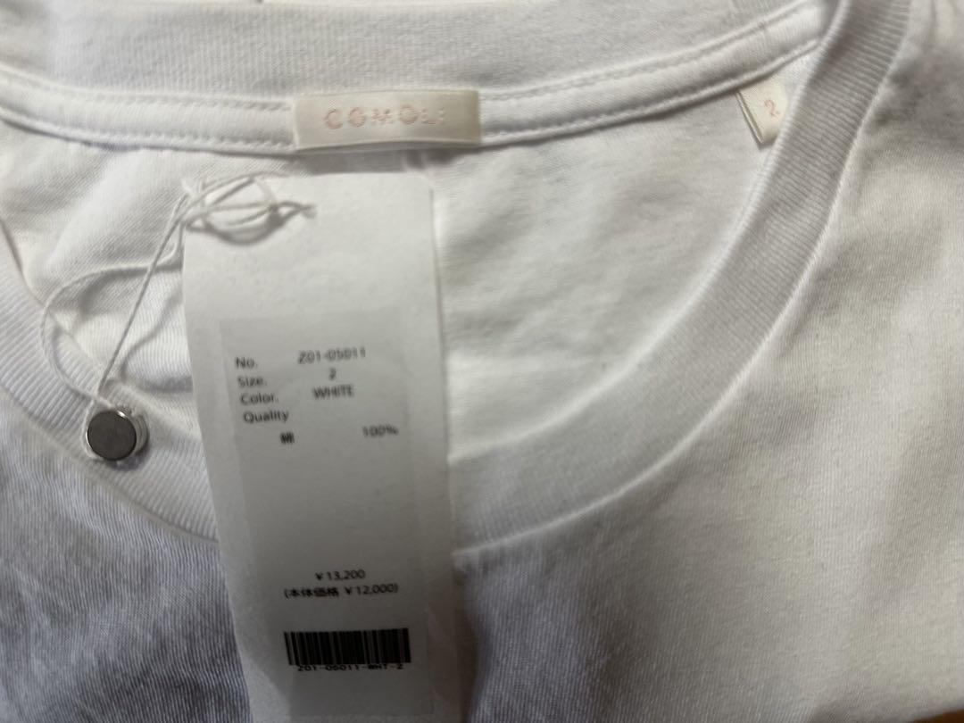 【K. O】COMOLI コットンジャージ ノースリーブ WHITE