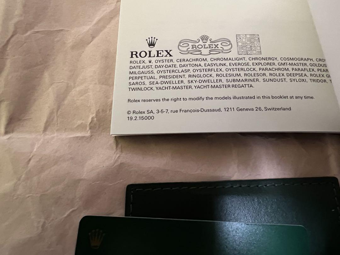 (1) ROLEX 冊子+その他