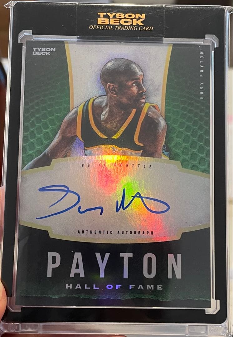 Gary Paytonサイン入りカード Gary Paytonサイン入りカード