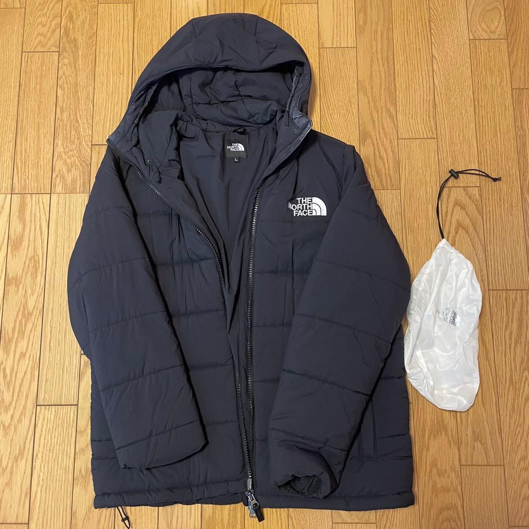 THE NORTH FACE ダウンジャケット ブラック 収納袋付き