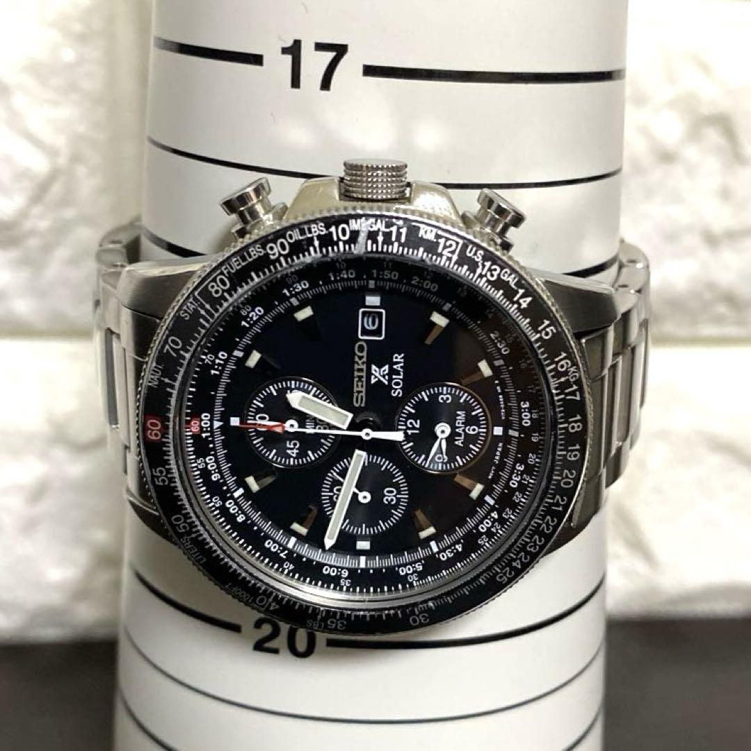 【稼働品】セイコー/SEIKO PROSPEXスカイプロフェッショナル ソーラー 稼働品】セイコー/SEIKO PROSPEXスカイプロフェッショナル ソーラー