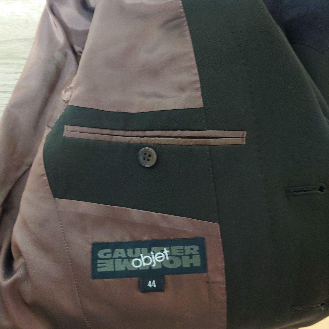 GAULTIER HOMME objetブラウンセットアップスーツ