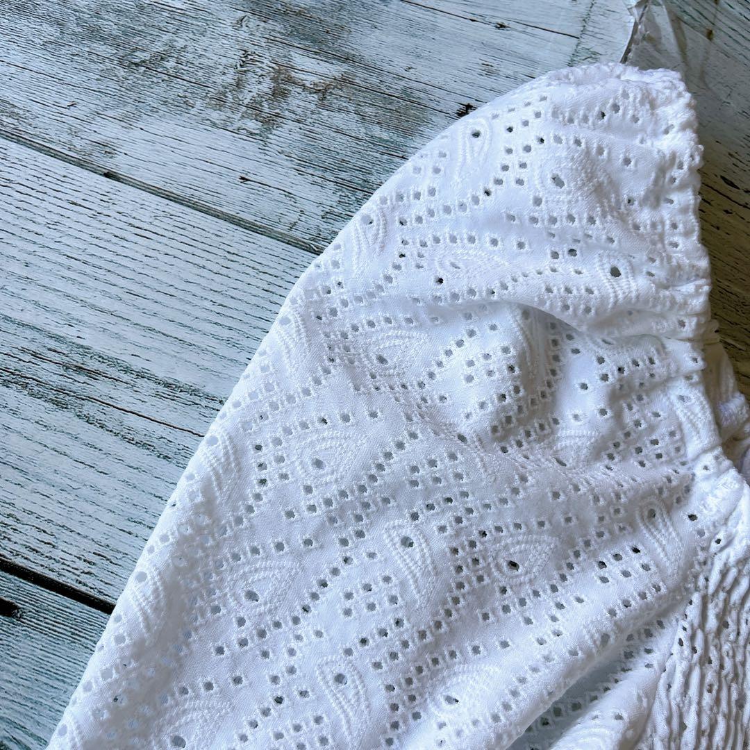 MICHAELKORSマイケルコースペイズリー刺繍入ワンピースオフショルダーab