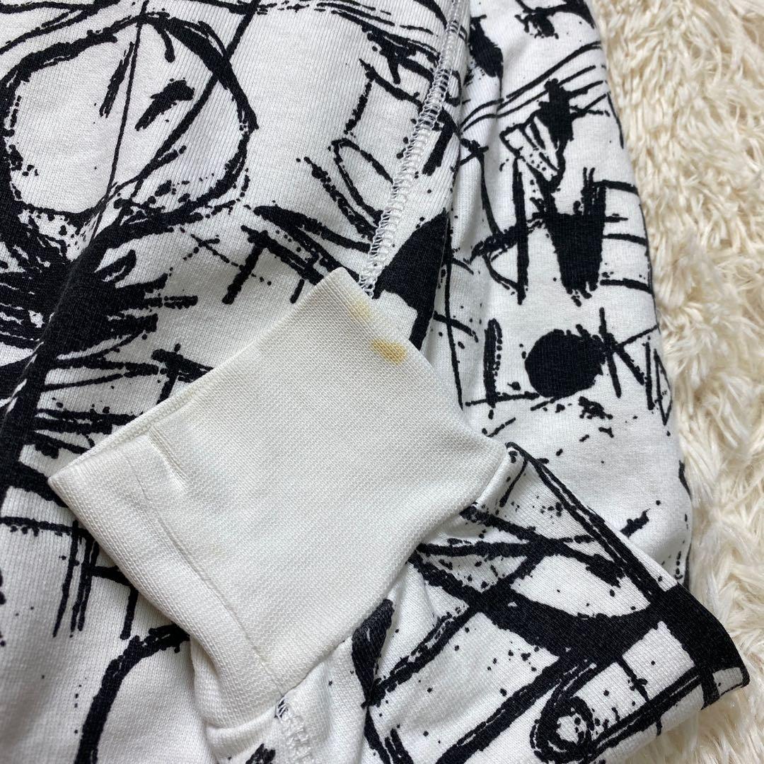 アレキサンダーマックイーン パーカー フーディー 総柄 バイカラー